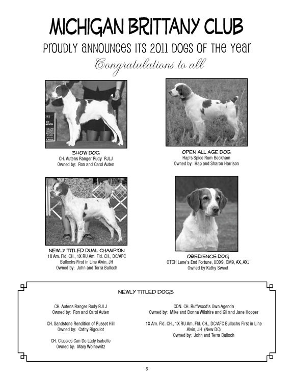 MBC Dogs of the Year 2011
