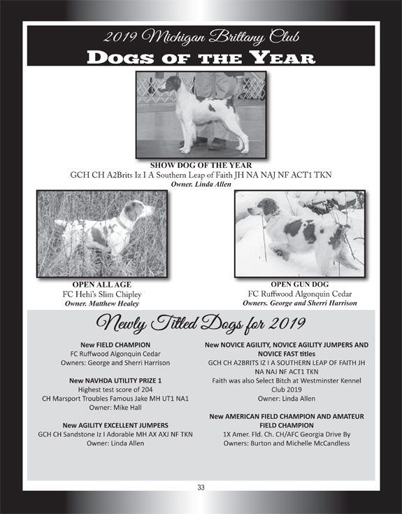 MBC Dogs of the Year 2019
